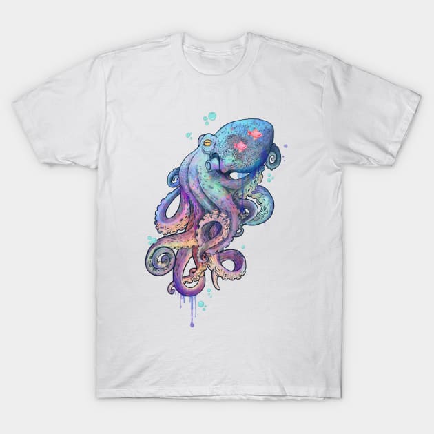 Octopus T-Shirt by LauraGraves